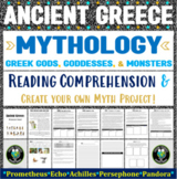 Ancient Greek Mythology Reading Comprehension and Project 