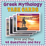 Ancient Greek Mythology Task Cards