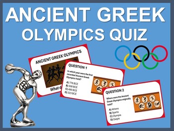 Preview of Ancient Greek Olympics Quiz