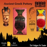 Ancient Greek Pottery Art Project - Art History Activity -