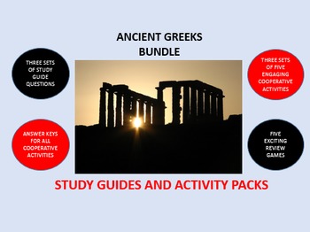 Preview of Ancient Greeks Bundle: Study Guides and Activity Packs
