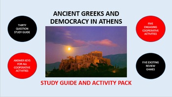 Preview of Ancient Greeks and Democracy in Athens: Study Guide and Activity Pack