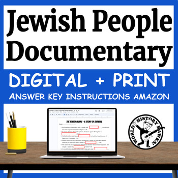 Preview of Ancient Hebrews Israelites Documentary Handout Jewish People A Story of Survival