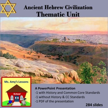 Preview of Ancient Hebrew Thematic Unit Bundle