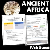 Ancient History - Africa Webquest - Editable Digital Activity