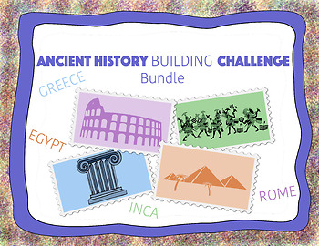 Preview of Ancient History Building Challenge Bundle