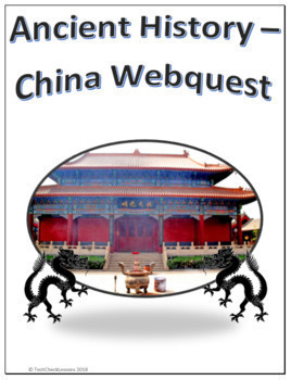 Preview of Ancient History - China Webquest for Google Apps - Internet Activity