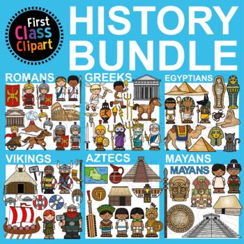 Preview of Ancient History Clip Art Bundle