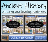 Ancient History Close Reading Book Mega Bundle | 3rd Grade