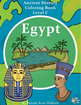 Preview of Ancient History Coloring Book: Egypt-Level C