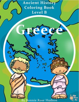 Preview of Ancient History Coloring Book: Greece-Level B
