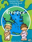 Ancient History Coloring Book: Greece-Level B