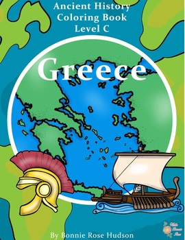 Preview of Ancient History Coloring Book: Greece-Level C