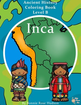 Preview of Ancient History Coloring Book: Inca-Level B