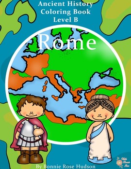 Preview of Ancient History Coloring Book: Rome-Level B