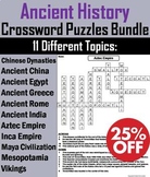 Ancient Civilizations Crossword Puzzles: China, Egypt, Gre