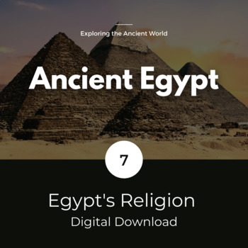 Preview of Ancient History - Egypt's Religion (Digital Download)