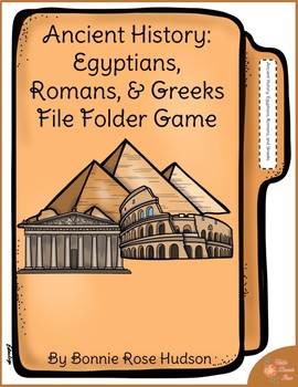 Preview of Ancient History: Egyptians, Romans, and Greeks File Folder Game
