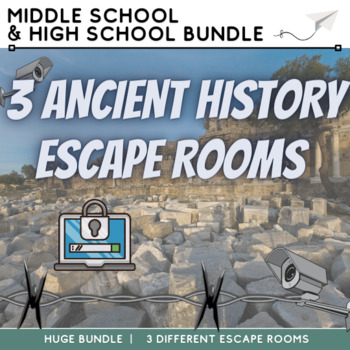 Preview of Ancient History Escape Room Collection