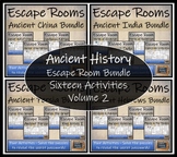 Ancient History Escape Room Mega Bundle | Volume 2 | 5th &