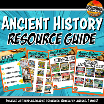 Preview of Ancient History Free Resource Guide