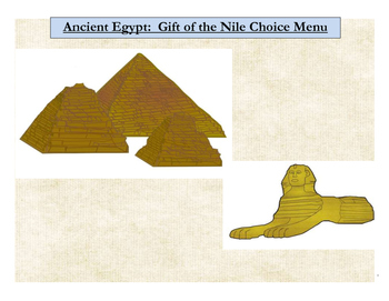 Preview of Ancient Egypt: Gift of the Nile Choice Menu