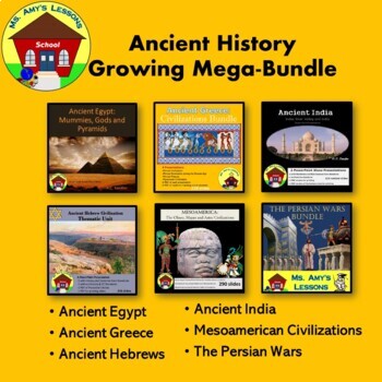 Preview of Ancient History Growing Mega Bundle