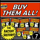 Ancient History Jingle Mingle Activity Bundle: Buy Them All!