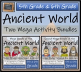 Ancient History Mega Bundles 1 & 2 | 5th & 6th Grade | 160
