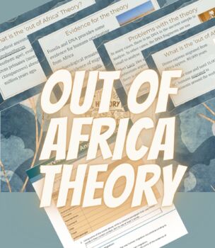 Preview of Ancient History Out of Africa Theory PPT and DOC Activity