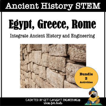 Preview of Ancient History STEM Challenge Bundle