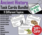 Ancient Civilizations Task Card Activities China, Egypt, G