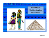 Ancient Egypt: The New Kingdom Choice Menu