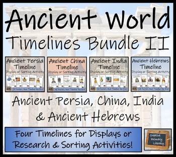 Preview of Ancient History Timeline Display and Sorting Activity Bundle Volume 2