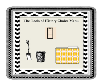 Preview of Tools of History Choice Menu