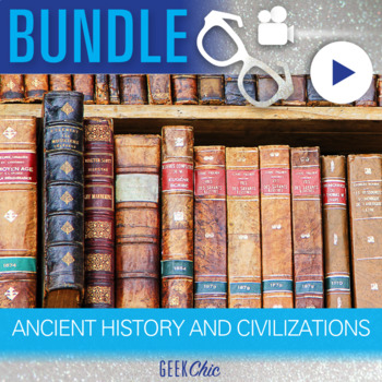 Preview of Ancient History - Video & Activities Bundle! Prehistory, Greece, Egypt