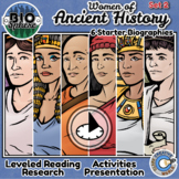 Ancient History Women Biographies - Reading, Digital INB, 