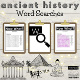 Ancient History Word Searches