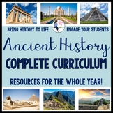 Ancient History Yearlong Complete Curriculum Bundle