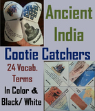 Ancient India Activity: Cootie Catchers (Buddhism, Hinduis