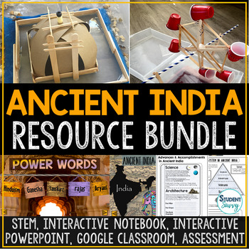 Preview of Ancient India Activities Bundle  Indus Valley Civilization STEM Reading Passages