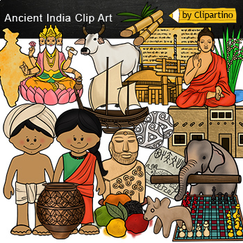 Preview of Ancient India Clip art /History clipart /Commercial use