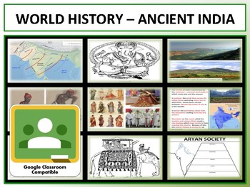 Preview of Ancient India - Complete Unit - Google Classroom Compatible