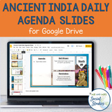 Ancient India Daily Agenda Slide Templates for Google Drive