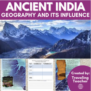 Preview of Ancient India Geography & Its Influence: Reading Passages + Comprehension