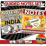 Ancient India Guided Notes PowerPoint Presentation & Graph