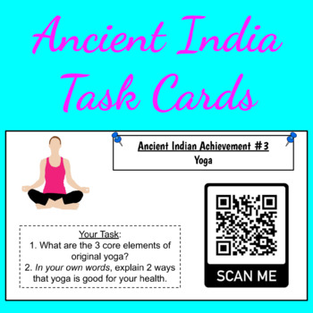 Preview of Ancient India Task Cards