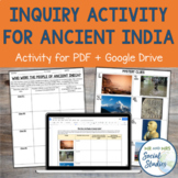 Ancient India Inquiry Activity | Engaging Unit Introductio
