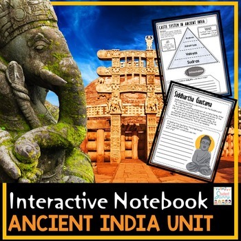 Preview of Ancient India Interactive Notebook - History Social Studies Worksheets Projects