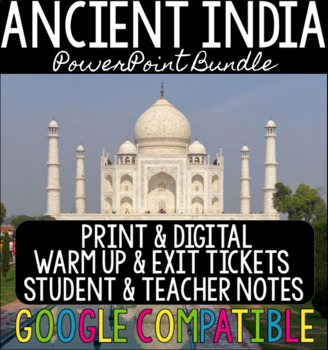 Preview of Ancient India PowerPoint Bundle